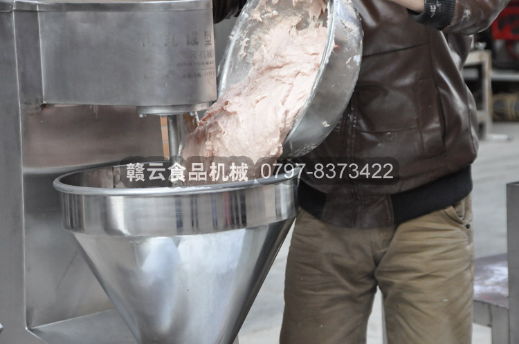 成型機成型肉丸